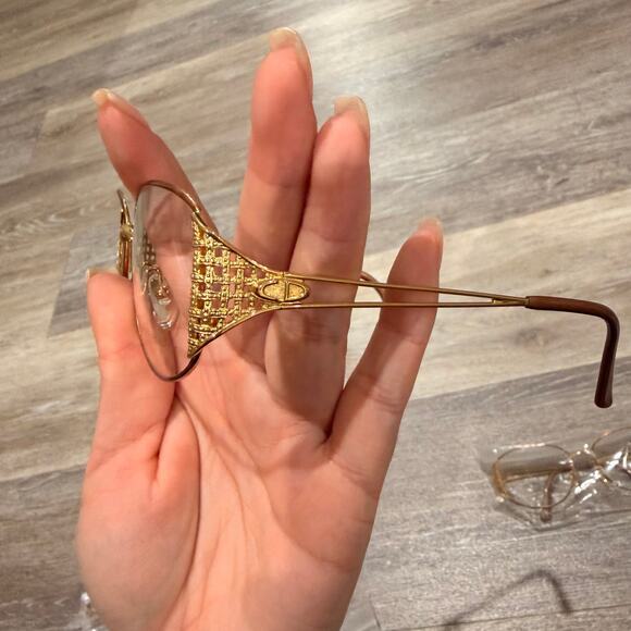 Christian Dior Vintage Gold Frame Reading Glasses - Picture 6 of 9